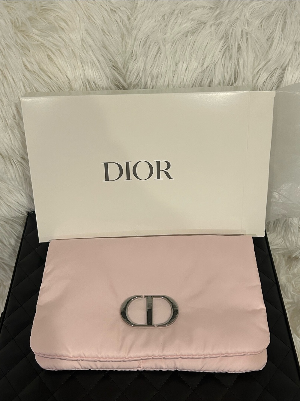 DIOR Pink Puffy Trousse Pouch GWP; never used comes with box